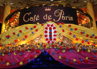 Café de Paris transformed into Indian Palace