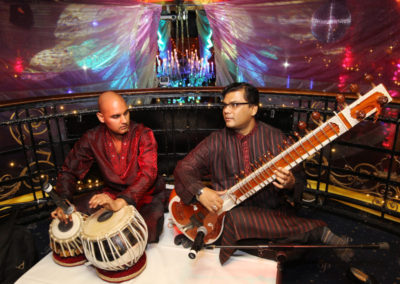 Drum & sitar players