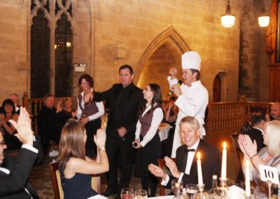 Singing waiters